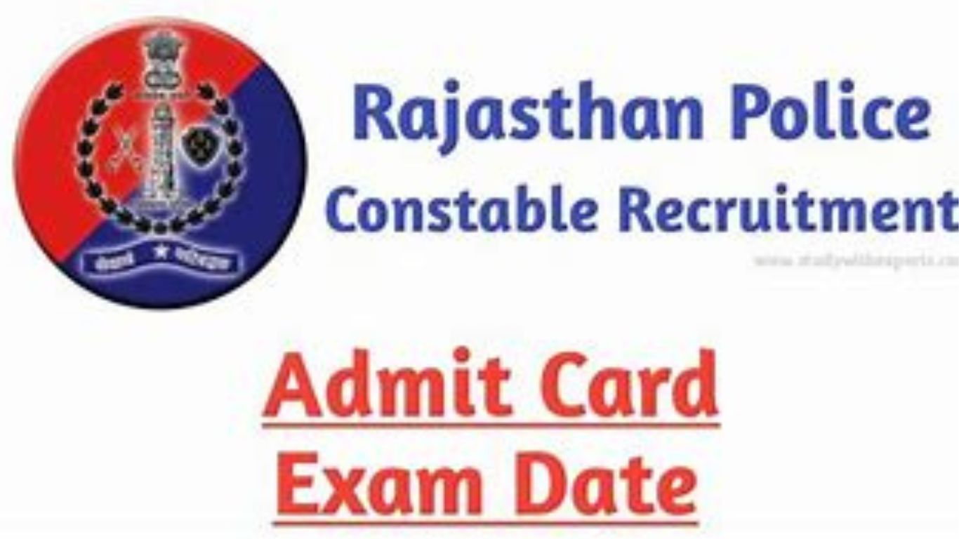 Rajasthan police Constable Admit Card 2024